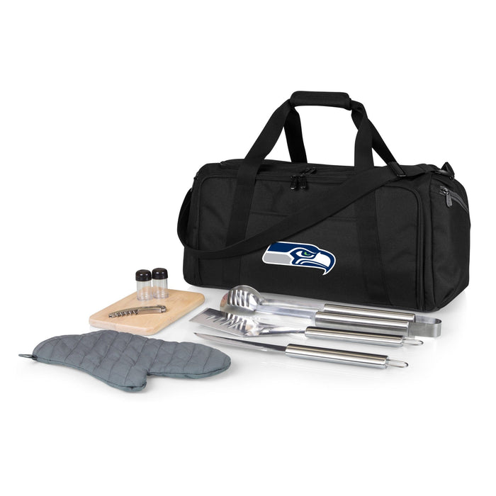 Signature HomeStyles Coolers Seattle Seahawks NFL BBQ Grill Set & Cooler