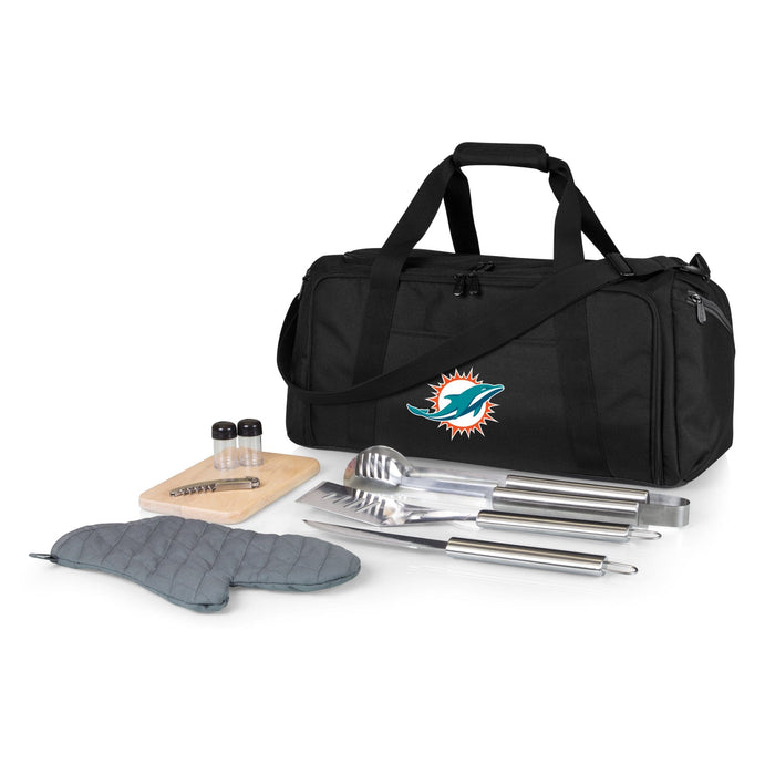 Signature HomeStyles Coolers Miami Dolphins NFL BBQ Grill Set & Cooler