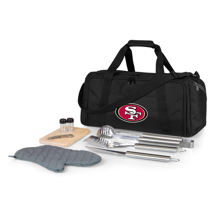 Signature HomeStyles Coolers San Francisco 49ers NFL BBQ Grill Set & Cooler