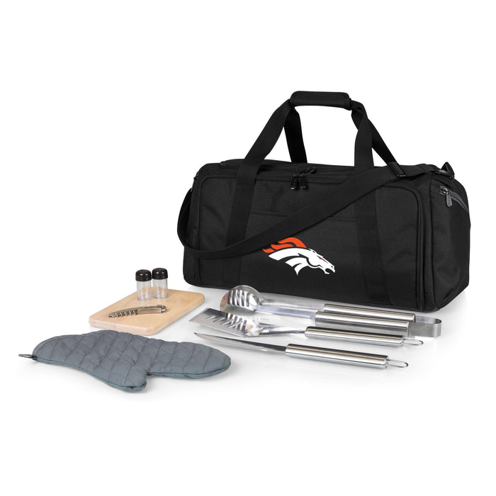 Signature HomeStyles Coolers Denver Broncos NFL BBQ Grill Set & Cooler