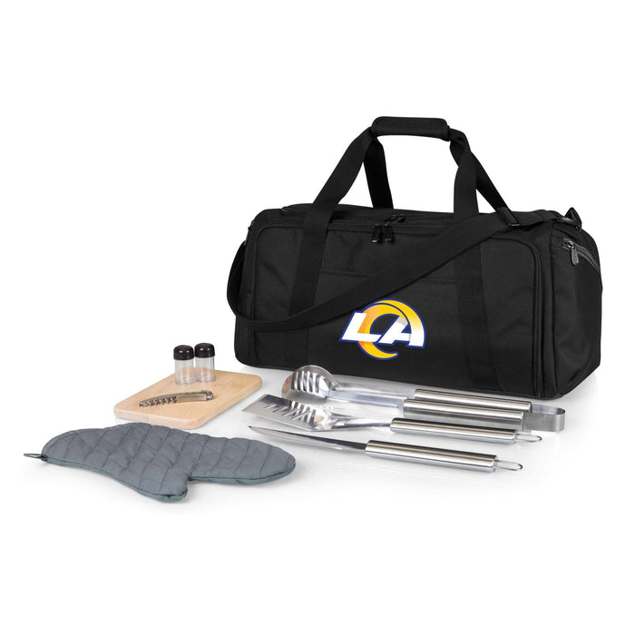 Signature HomeStyles Coolers Los Angeles Rams NFL BBQ Grill Set & Cooler