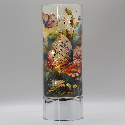 Signature HomeStyles Cylinder Inserts Beautiful Butterflies Insert for use with Sparkle Glass™ Accent Light