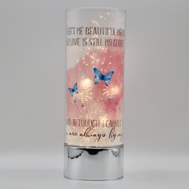 Signature HomeStyles Cylinder Inserts Beautiful Memories Insert for use with Sparkle Glass™ Accent Light