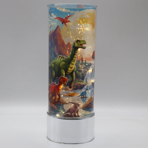 Signature HomeStyles Cylinder Inserts Dinosaur Landscape Insert for use with Sparkle Glass™ Accent Light