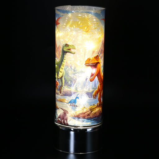Signature HomeStyles Cylinder Inserts Dinosaur Landscape Insert for use with Sparkle Glass™ Accent Light