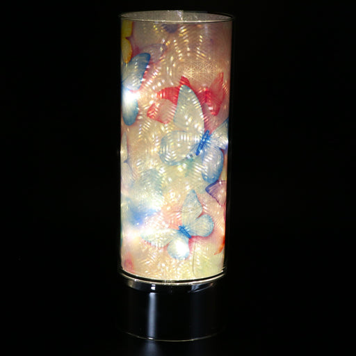 Signature HomeStyles Cylinder Inserts Feather Soft Butterflies Insert for use with Sparkle Glass™ Accent Light