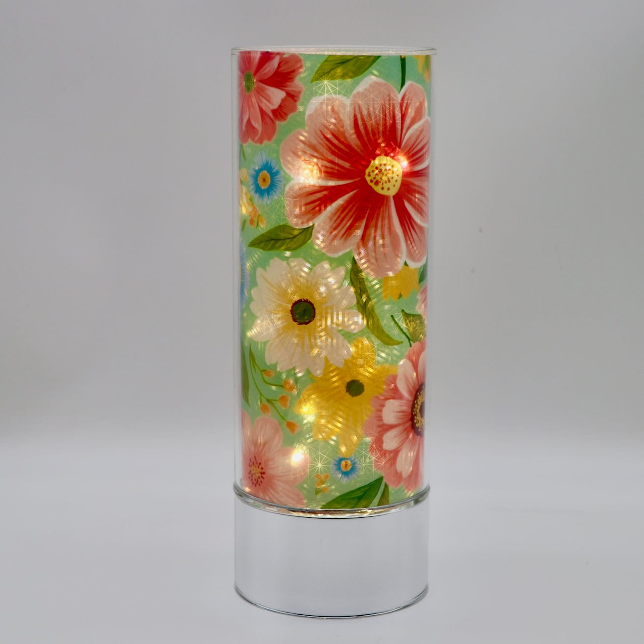 Signature HomeStyles Cylinder Inserts Floral Explosion Insert for use with Sparkle Glass® Accent Light