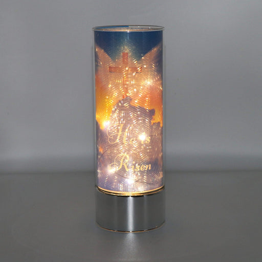 Signature HomeStyles Cylinder Inserts He Is Risen Insert for use with Sparkle Glass™ Accent Light