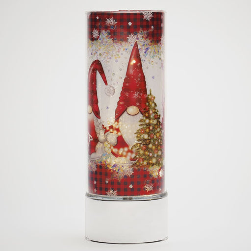 Signature HomeStyles Cylinder Inserts Holiday Gnomes Insert for use with Sparkle Glass™ Accent Light