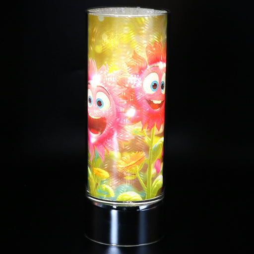 Signature HomeStyles Cylinder Inserts Laughing Flowers Insert for use with Sparkle Glass™ Accent Light