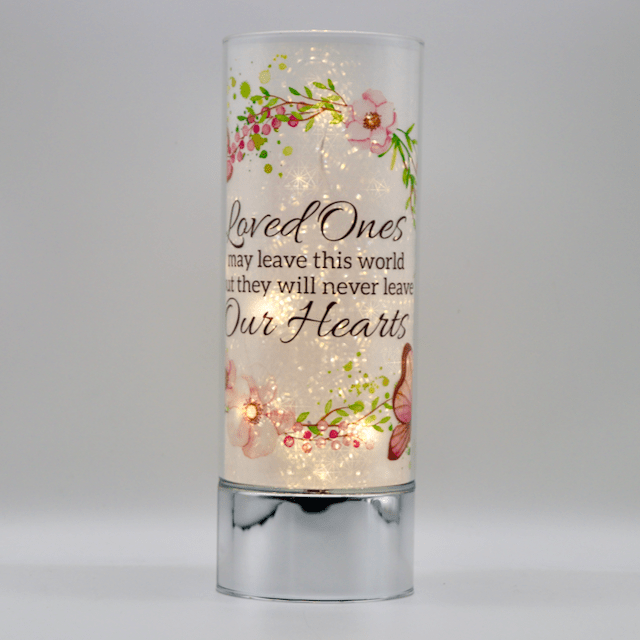 Signature HomeStyles Cylinder Inserts Loved Ones Insert  for use with Sparkle Glass™ Accent Light