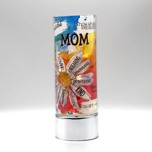 Signature HomeStyles Cylinder Inserts MOM Insert for use with Sparkle Glass™ Accent Light