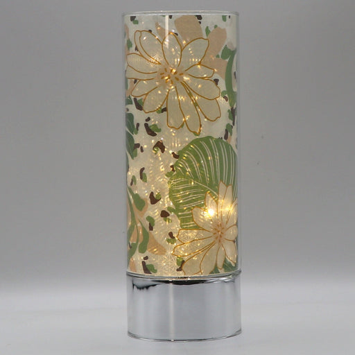 Signature HomeStyles Cylinder Inserts Palms & Flowers Insert for use with Sparkle Glass™ Accent Light