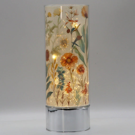 Signature HomeStyles Cylinder Inserts Pressed Flowers Insert for use with Sparkle Glass™ Accent Light