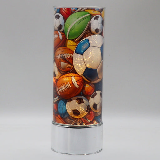 Signature HomeStyles Cylinder Inserts Sports Mania Insert for use with Sparkle Glass™ Accent Light