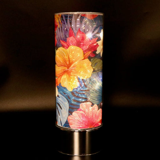 Signature HomeStyles Cylinder Inserts Tropical Gardens Insert for use with Sparkle Glass® Accent Light