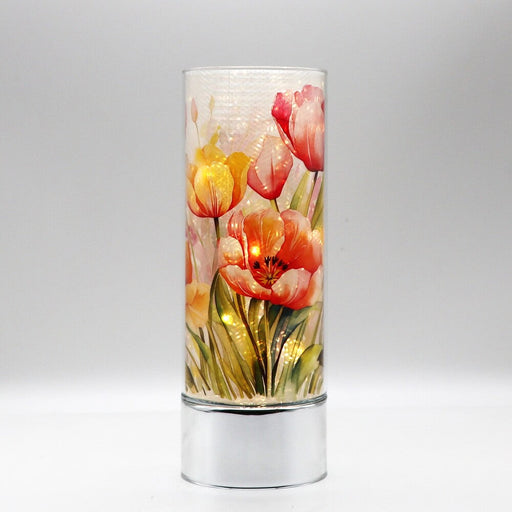 Signature HomeStyles Cylinder Inserts Tulip Bouquet Insert for use with Sparkle Glass™ Accent Light