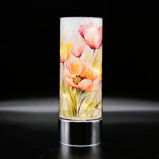 Signature HomeStyles Cylinder Inserts Tulip Bouquet Insert for use with Sparkle Glass™ Accent Light