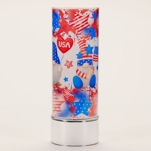 Signature HomeStyles Cylinder Inserts USA Gnomes Insert for use with Sparkle Glass ™ Accent Light