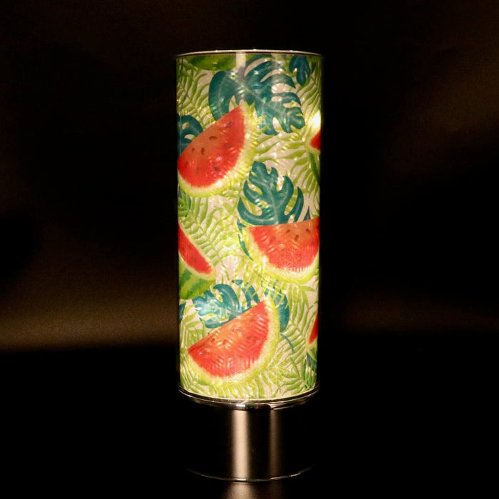Signature HomeStyles Cylinder Inserts Watermelon Palms Insert for use with Sparkle Glass® Accent Light