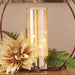 Signature HomeStyles Cylinders Amber Sparkle Glass™ LED Cylinder Accent Light with Timer
