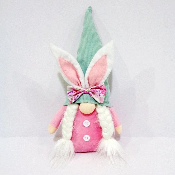 Signature HomeStyles Decorative Accents Fabric Easter Girl Bunny Gnome