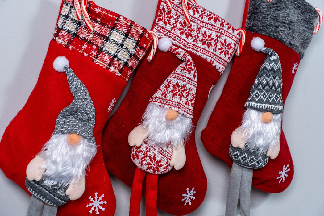 Signature HomeStyles Gift Bags Gnome Stocking