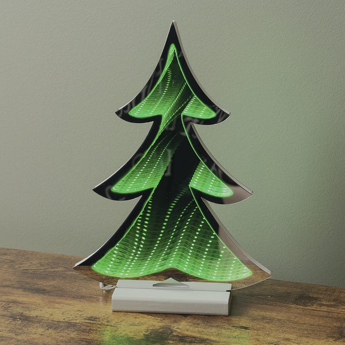 Signature HomeStyles Decorative Accents Small Green Infinity LED Tree Accents