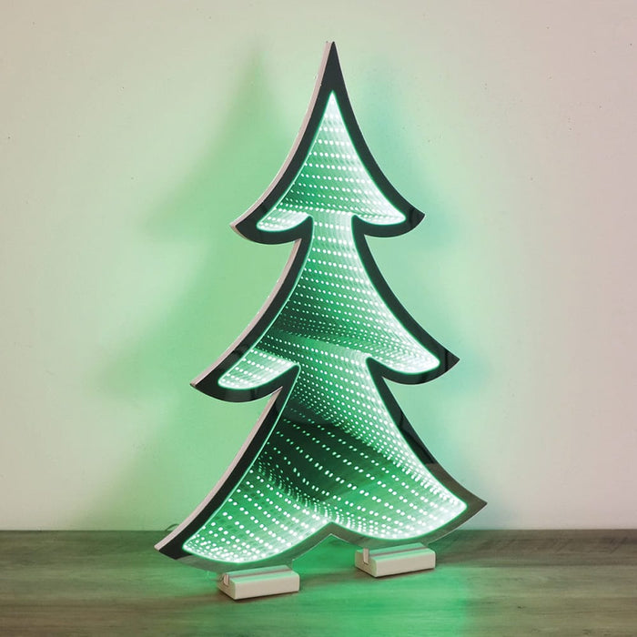 Signature HomeStyles Decorative Accents Tall Green Infinity LED Tree Accents