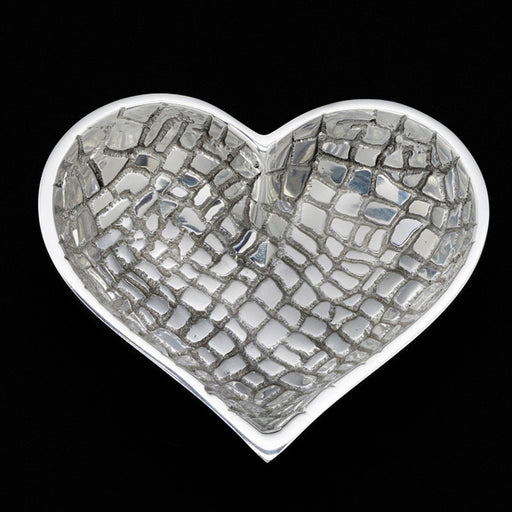 Signature HomeStyles decorative accents Happy Croco Silver Heart with Heart Spoon 