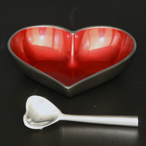 Signature HomeStyles decorative accents Happy Heart Ruby Red with Heart Spoon