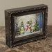 Signature HomeStyles Decorative Accents Snowman LED Framed Holiday Scene Spinning Water Globe