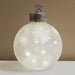 Signature HomeStyles Decorative Accents LED Frosted Glass Snowflake Top Sparkle Ornament