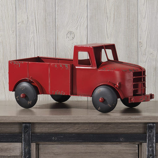 Signature HomeStyles Decorative Accents Old Metal Red Truck