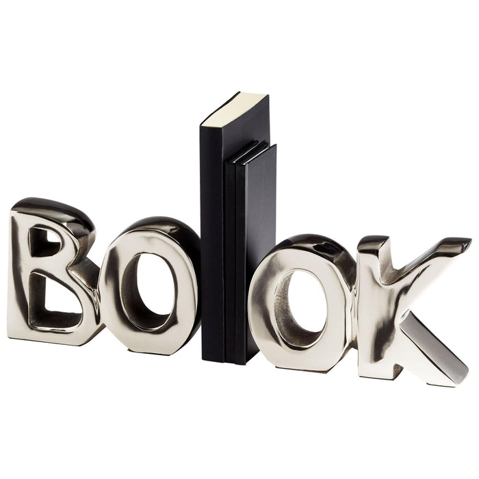 Cyan Design Decorative Accents The Book Nickel Bookends