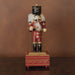 Signature HomeStyles Decorative Accents Red Wood Musical Nutcracker