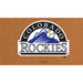 Signature HomeStyles Doormat Colorado Rockies MLB Coir Doormat