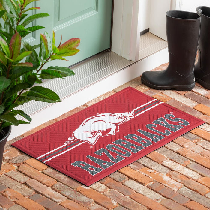 Signature HomeStyles Doormat University of Arkansas NCAA Embossed Doormat