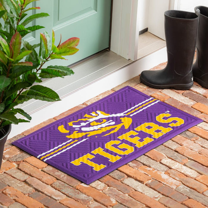 Signature HomeStyles Doormat Louisiana State University NCAA Embossed Doormat