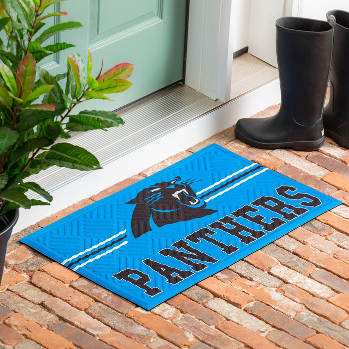 Signature HomeStyles Doormat Carolina Panthers NFL Embossed Doormat