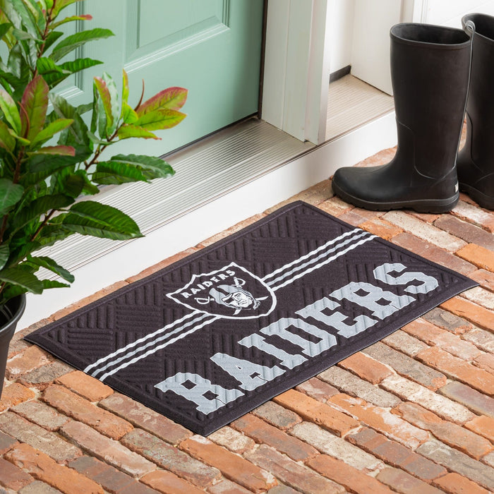Signature HomeStyles Doormat Las Vegas Raiders NFL Embossed Doormat