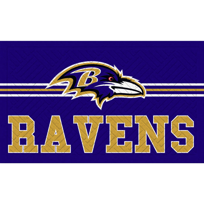 Signature HomeStyles Doormat Baltimore Ravens NFL Embossed Doormat