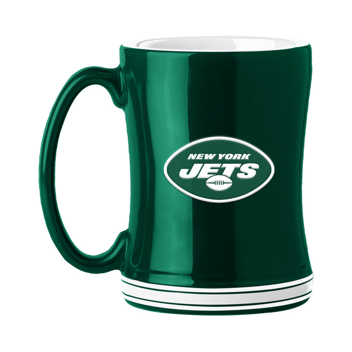 Signature HomeStyles Drinkware NY Jets NFL 14oz Relief Mug