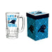 Signature HomeStyles Drinkware Carolina Panthers NFL Glass Tankard Cup