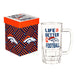 Signature HomeStyles Drinkware Denver Broncos NFL Glass Tankard Cup