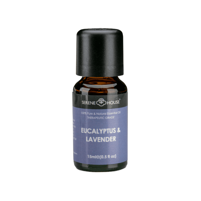 Signature HomeStyles Essential Oils 100% Eucalyptus & Lavender Essential Oil Blend- Set of 2