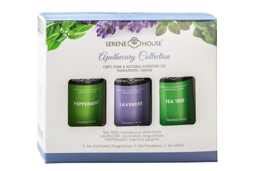 Signature HomeStyles Essential Oils Apothecary Set - Natural Essential Oil Gift Set