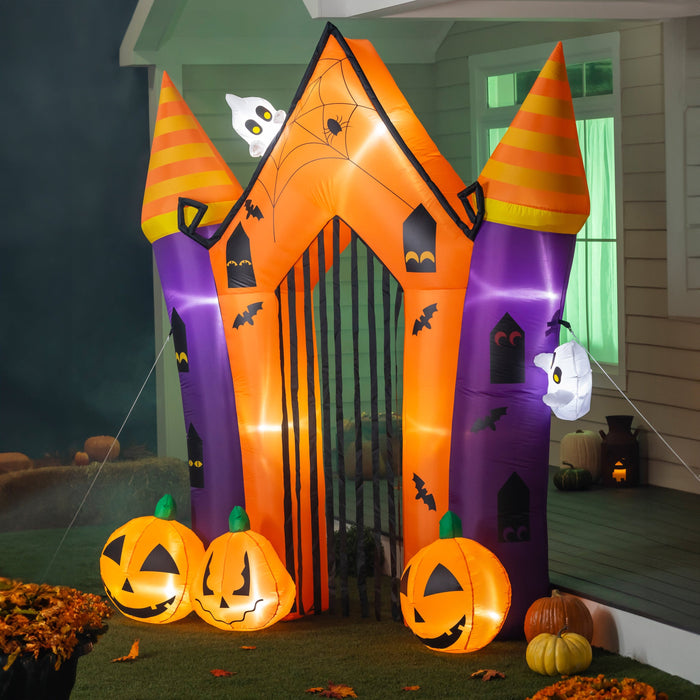 Signature HomeStyles Garden Decor Electric Inflatable Haunted House Entrance