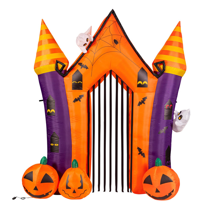 Signature HomeStyles Garden Decor Electric Inflatable Haunted House Entrance