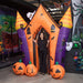 Signature HomeStyles Garden Decor Electric Inflatable Haunted House Entrance